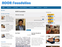 Tablet Screenshot of noorfoundation.com