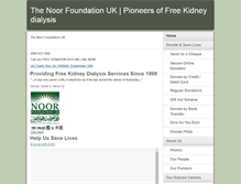 Tablet Screenshot of noorfoundation.org